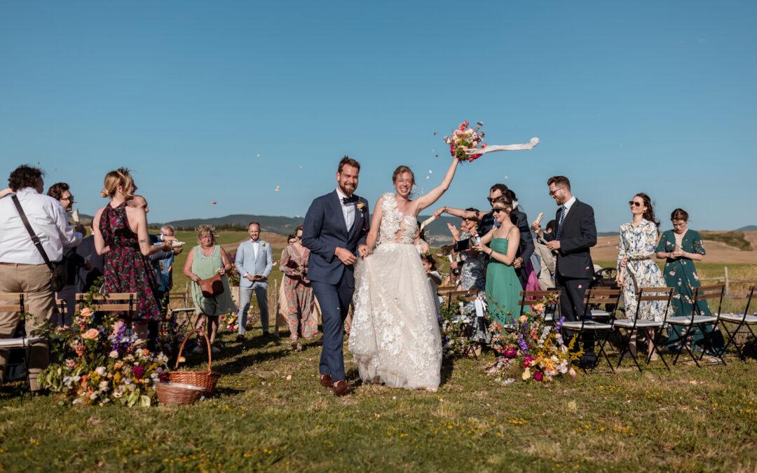 Matrimonio a Locanda in Tuscany: Deborah e Guillaume