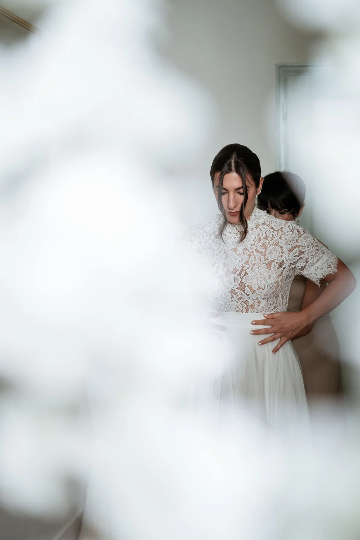 Ritratto di Francesca durante i preparativi del matrimonio