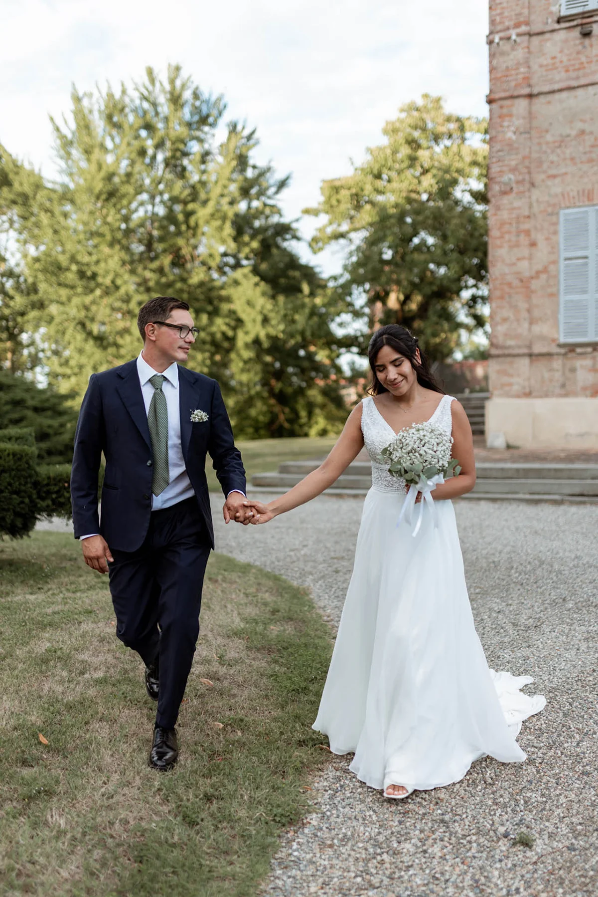 Rossella e Max dopo la cerimonia Rossella e Max insieme dopo la cerimonia