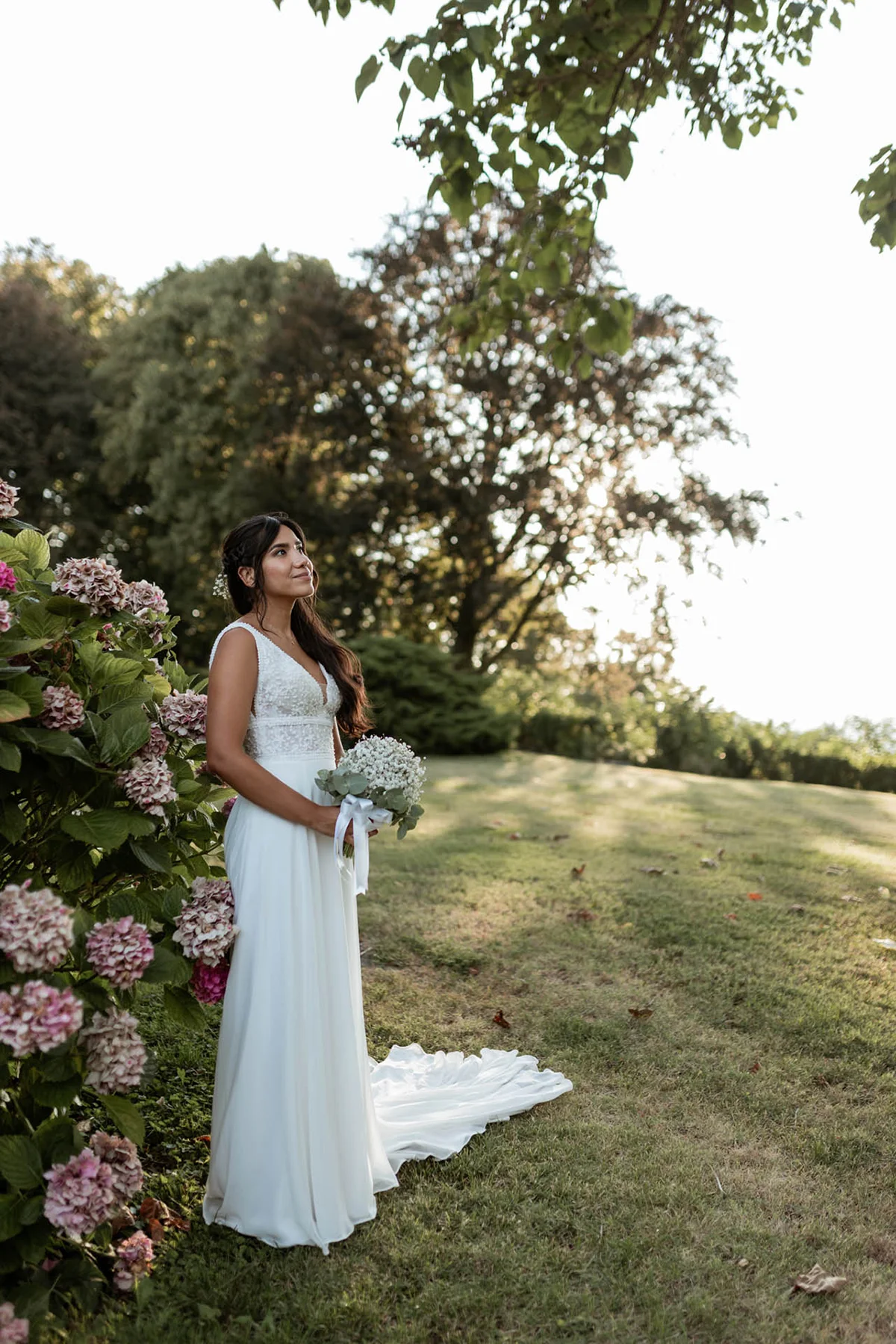 Ritratto di Rossella nel parco Ritratto della sposa nel parco del Castello di Brusasco